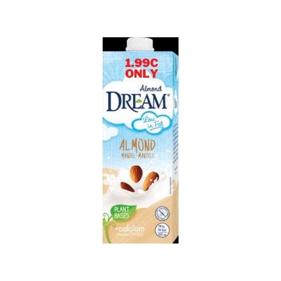 Picture of DREAM JOY ALMOND MILK SUGAR FREE 1.99C 1LTR